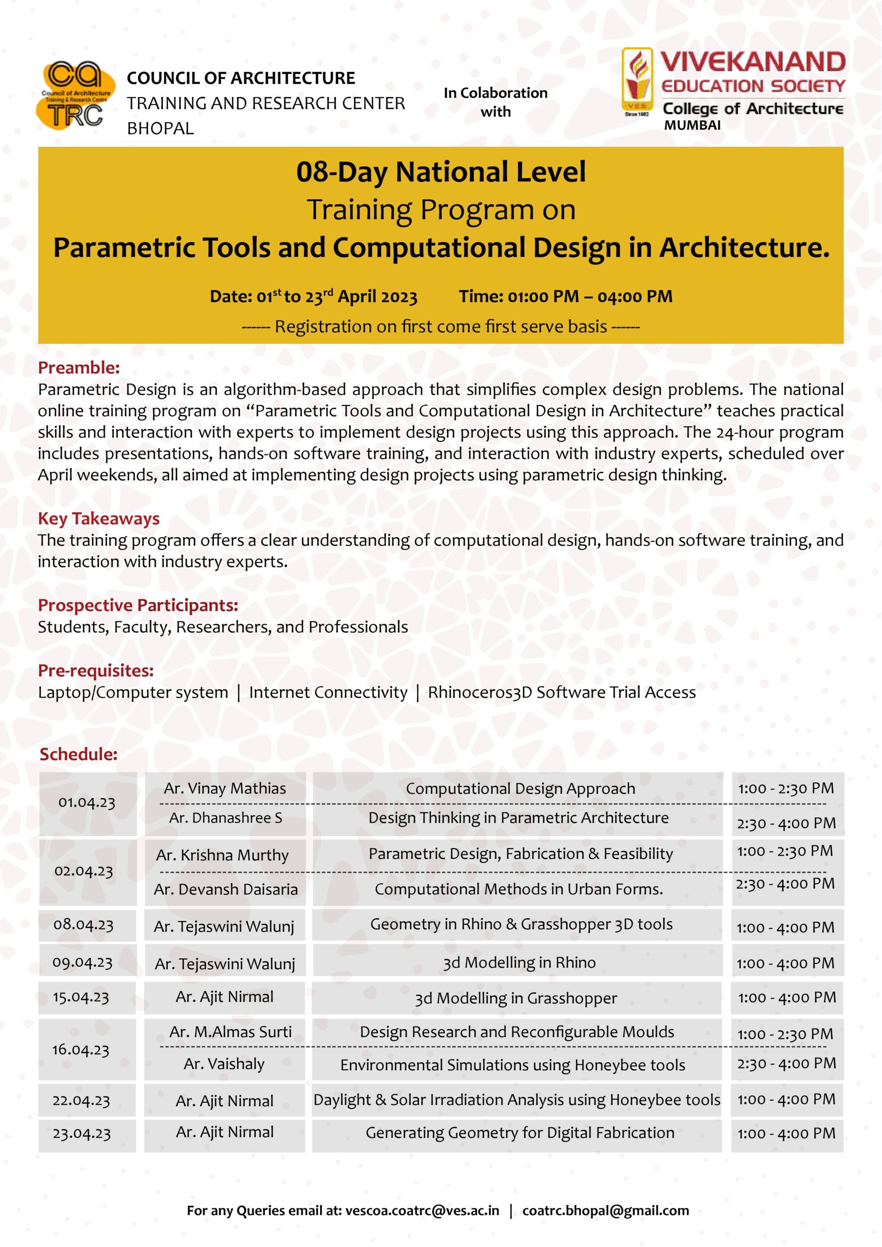Parametric-Design-COA-TRC2